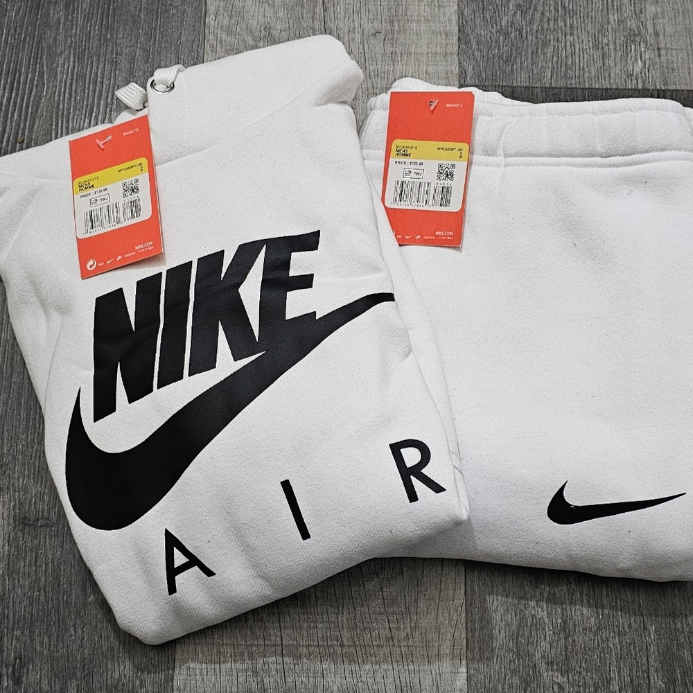 Nike Air White Tracksuit Set